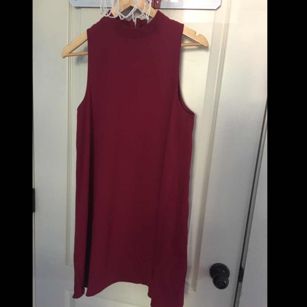 deep red Everly dress